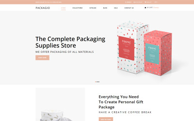 Packagio - Underhåll Clean Shopify-tema
