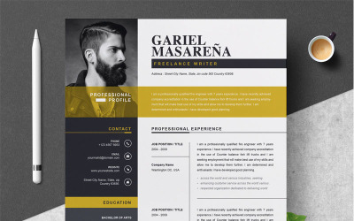 Prémium Gariel Masarena Önéletrajz sablon 76948