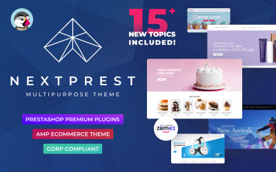Reszponzív Nextprest - Website Ecommerce Online Store PrestaShop sablon 76952