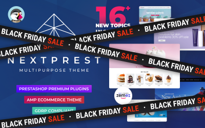 Tema De PrestaShop "Nextprest - Website Ecommerce Online Store" #76952