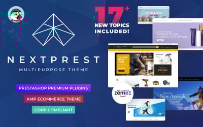 Tema De PrestaShop "Nextprest - Website Ecommerce Online Store" #76952