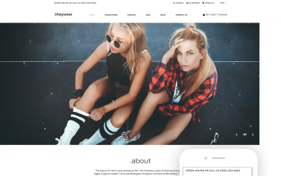 Theywear - T-Shirt Shop Elegantes Shopify-Thema