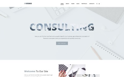 INVENIO - Poradenství Korporativní šablona Joomla připravená k použití