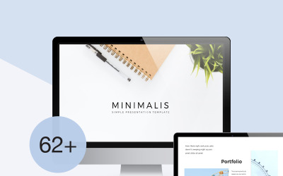 Minimalis PowerPoint-sjabloon