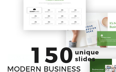 Modern üzleti bemutató PowerPoint sablon