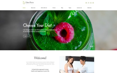 Responsive Diane Moore - Doctor Ready-to-Use Clean HTML Web Sitesi #77040