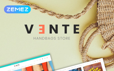 Vente - Handbag Store Clean Bootstrap Ecommerce Tema PrestaShop №77080