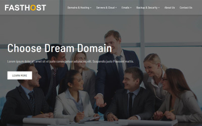 Fasthost - Web and Domain Hosting Weboldal sablon 77188