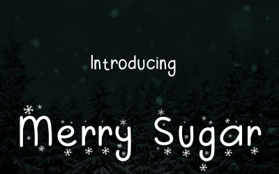 Merry Sugar Betűtípus 77163