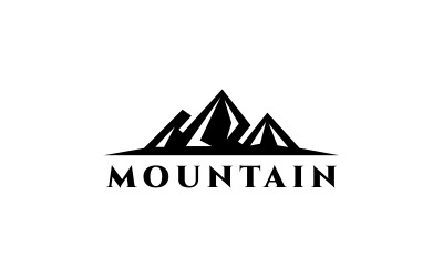 Mountain logotyp mall