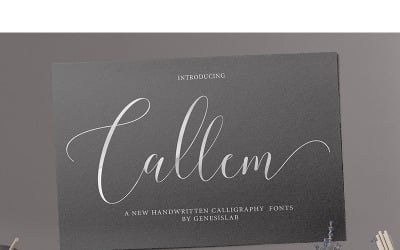 Callem cursief lettertype