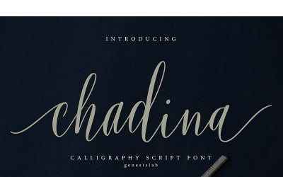 Chadina Cursive Font
