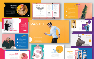 "Pastel" modèle Keynote #77226