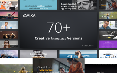 Vixa-多功能商务Joomla模板