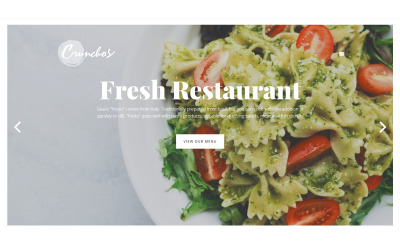 Crunchos - Étterem használatra kész, modern WordPress Elementor téma
