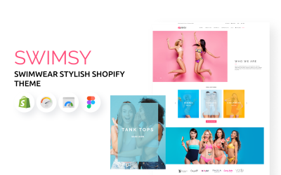 SWIMSY - Stylové téma Shopify pro plavky