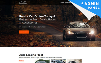 Car Rental Landing Page Template