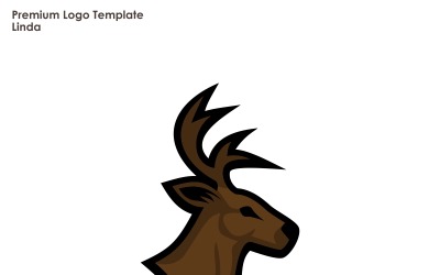 Deer head Logo Template