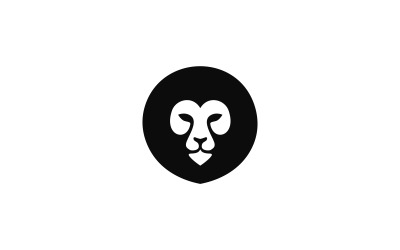Löwenkopf-Logo-Vorlage