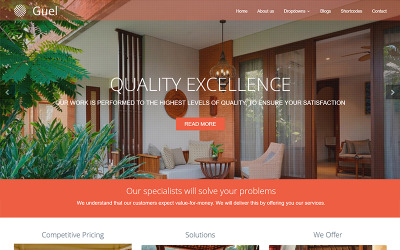 Responsywny szablon Drupal Guel Responsive Multi-Purpose 8 Drupal Template #77413