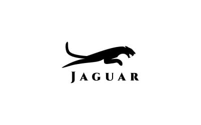 Шаблон логотипа Jaguar