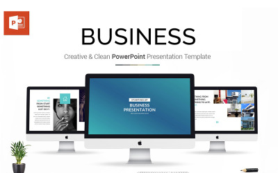 Iniciando - modelo de PowerPoint de negócios