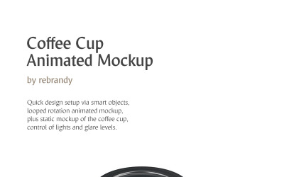 Coffee Cup Animated product mockup