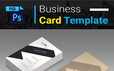 Fulex minimalistiska visitkort - mall för företagsidentitet