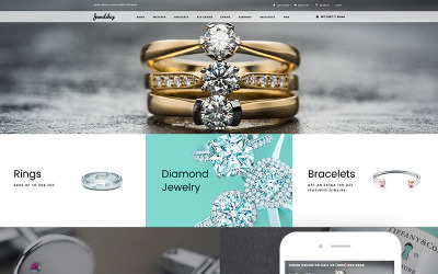 JewelShop - Accessoires Elegant Shopify-thema