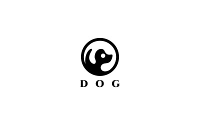Köpek Logo Şablonu