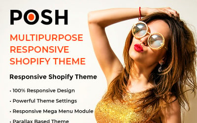 Posh - Simple, Clean &amp;amp; Minimalist Responsive Shopify Theme