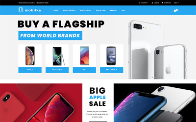 Sellphone - Thème Shopify propre pour magasin mobile