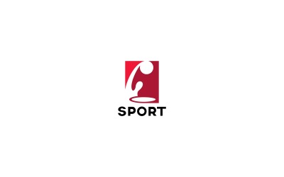 Спортивный шаблон логотипа