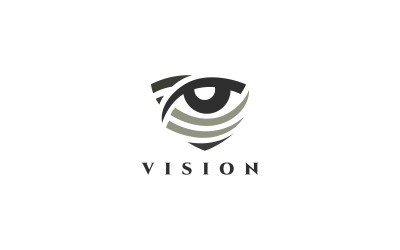 Szablon Logo tarczy oczu