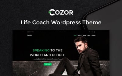 Cozor - Многоцелевая анимированная тема WordPress Elementor Life Couch