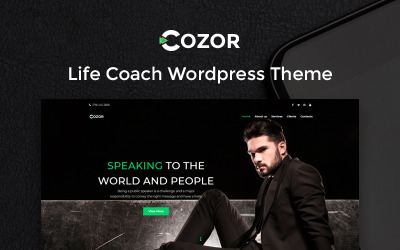 Cozor - Tema de WordPress Elementor animado multipropósito Life Couch