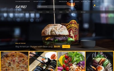 Eat Me - Cafe and Restaurant Creative OpenCart Template