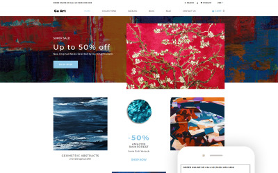 Go Art - Art Clean Creative Shopify téma