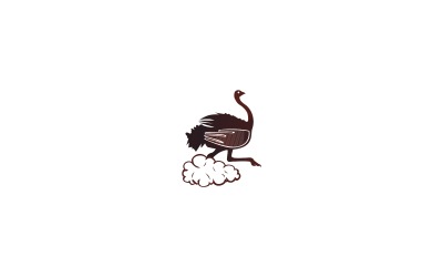 Ostrich Logo Template