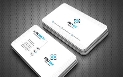 Clean &amp; Clear Business Card - Corporate Identity Template