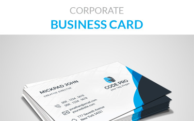 Code Pro Business Card vol. 1 - Corporate Identity Template