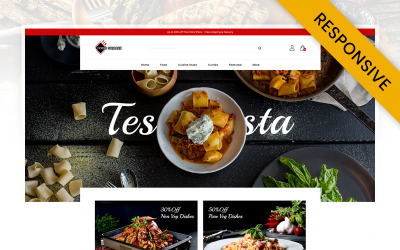 Food Square - шаблон OpenCart для ресторанного магазина