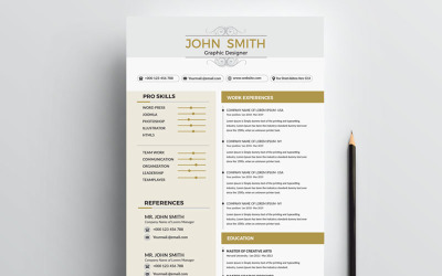John Smith - szablon CV