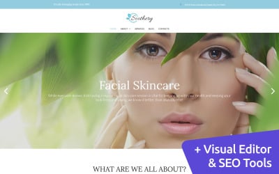 Soothery - SPA &amp;amp; Massage Salon Moto CMS 3 Template