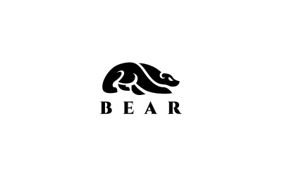 Bear logotyp mall