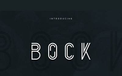 Bock Font