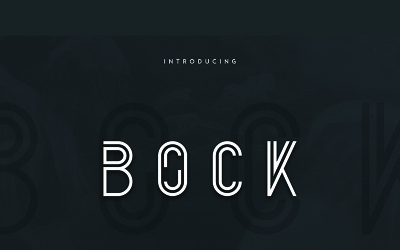 Bock typsnitt