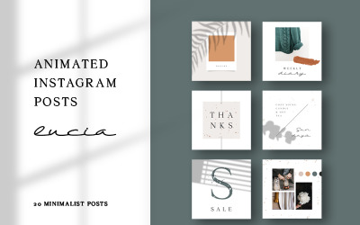 Lucia - шаблон постов в социальных сетях Instagram