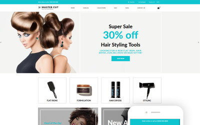 Master Cut - Thème Beauty Clean Shopify