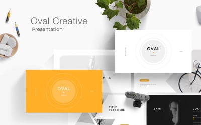 Oval Creative PowerPoint template